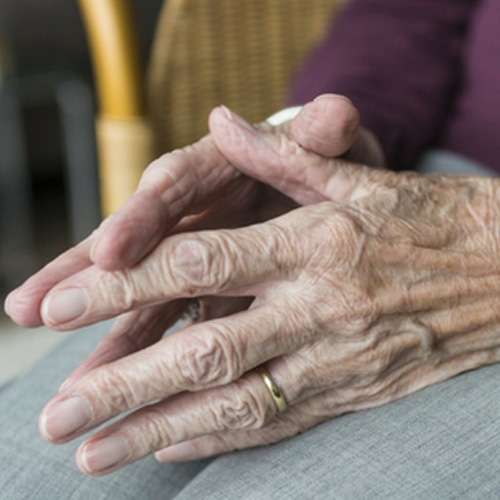 old lady's hands
