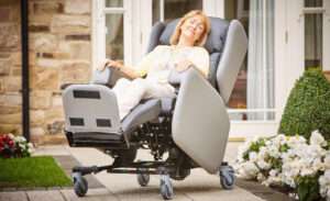 lento care chair outside