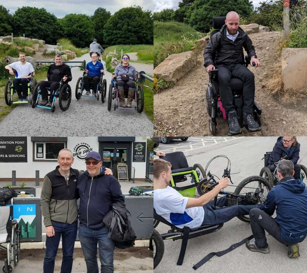 On trikes at the bike park