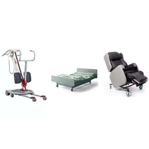 Hoist, bed and Lento chair