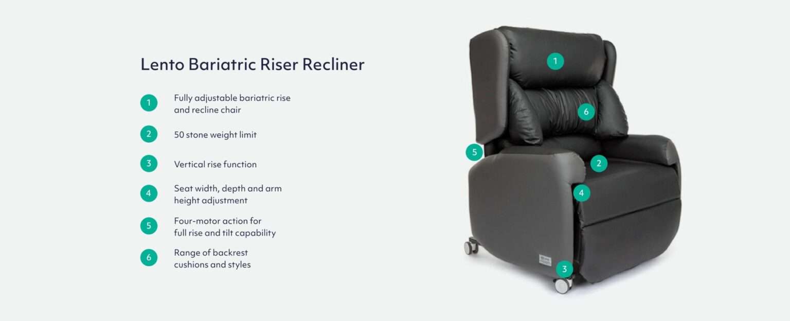Lento Bariatric Riser Recliner chair