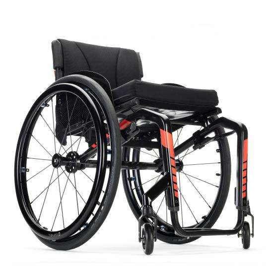 Product shot of the K Series active user Wheelchair on a white background.