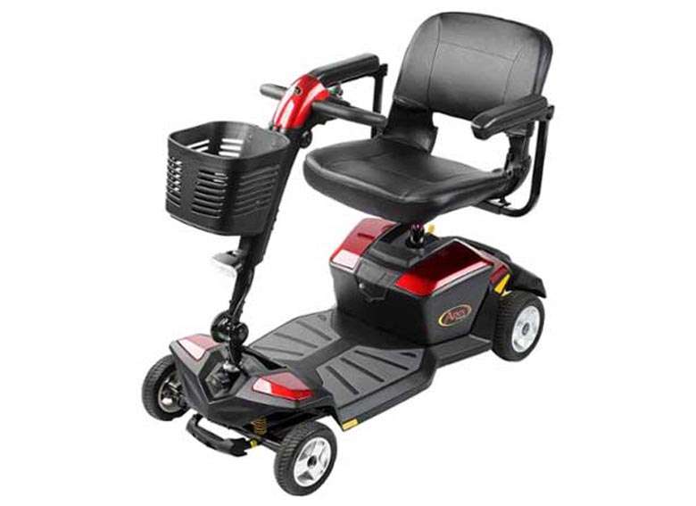 Product shot of the Apex Rapid mobility scooter