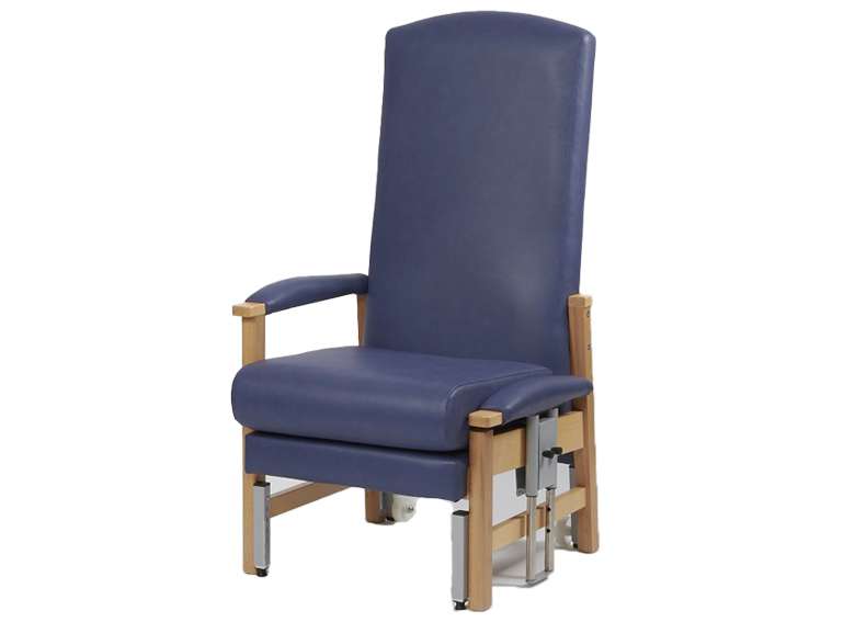 Bariatric high back bedside chair