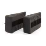 Backrest wedges aid sideways support