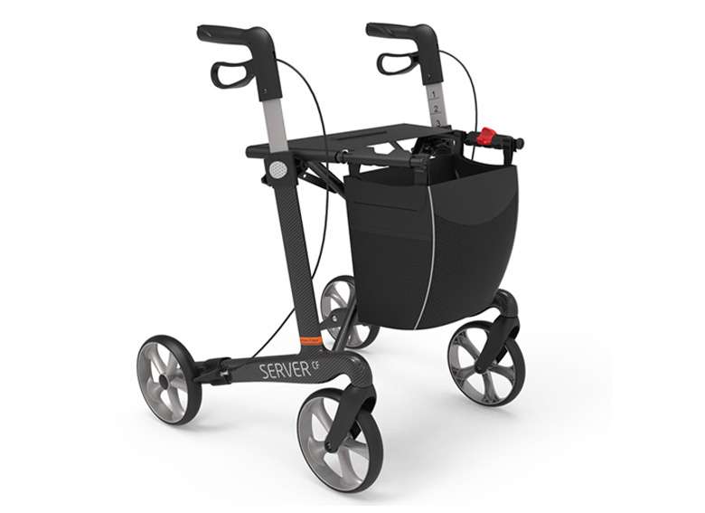 Server carbon fibre rollator
