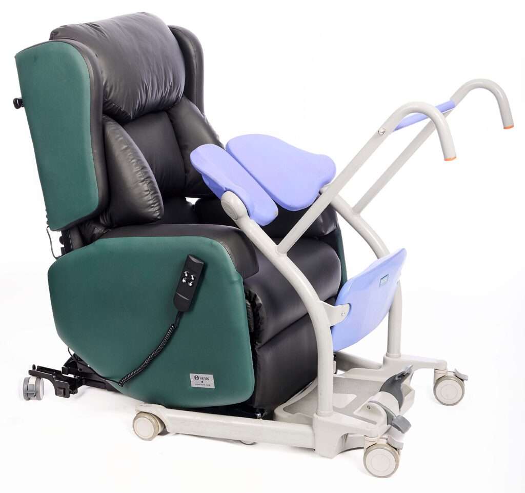 Lento Mobile Riser Recliner 2 with Sara Stedy