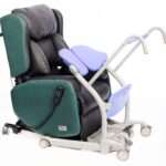 The Sara Stedy compact is one of multiple standing patient hoists that can be used alongside the Lento Mobile riser recliner chair.