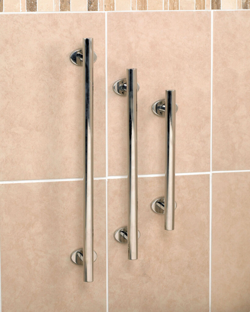 Grab rails are one of the easiest things to install to prevent falls and create a disabled-friendly bathroom