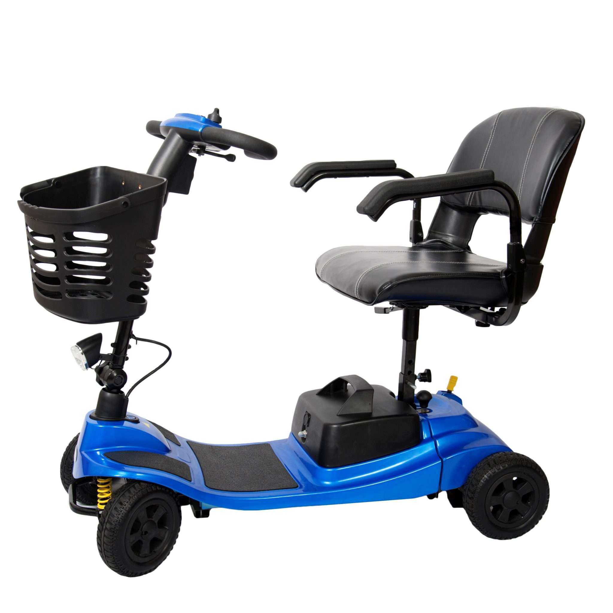 The Liberty Vogue mobility scooter in royal blue.