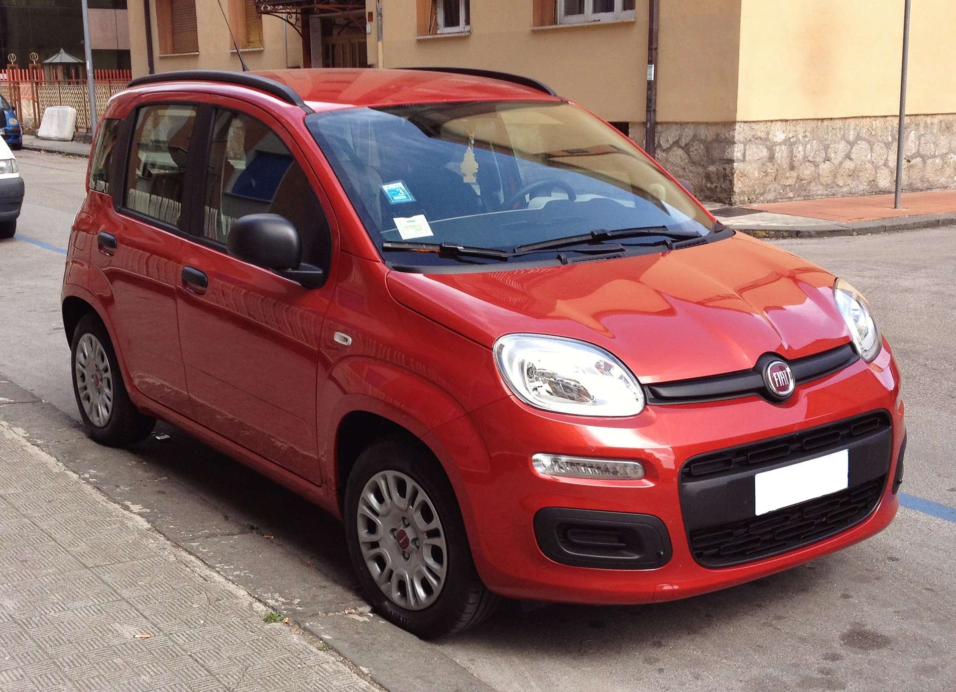 A Fiat multi-purpose vehicle with extra space in the back of the car for mobility equipment