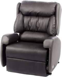 Product shot of the Lento bariatric riser recliner chair on a white background.
