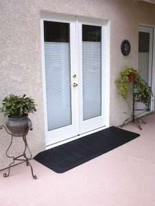 Neatedge Ramp on an external door