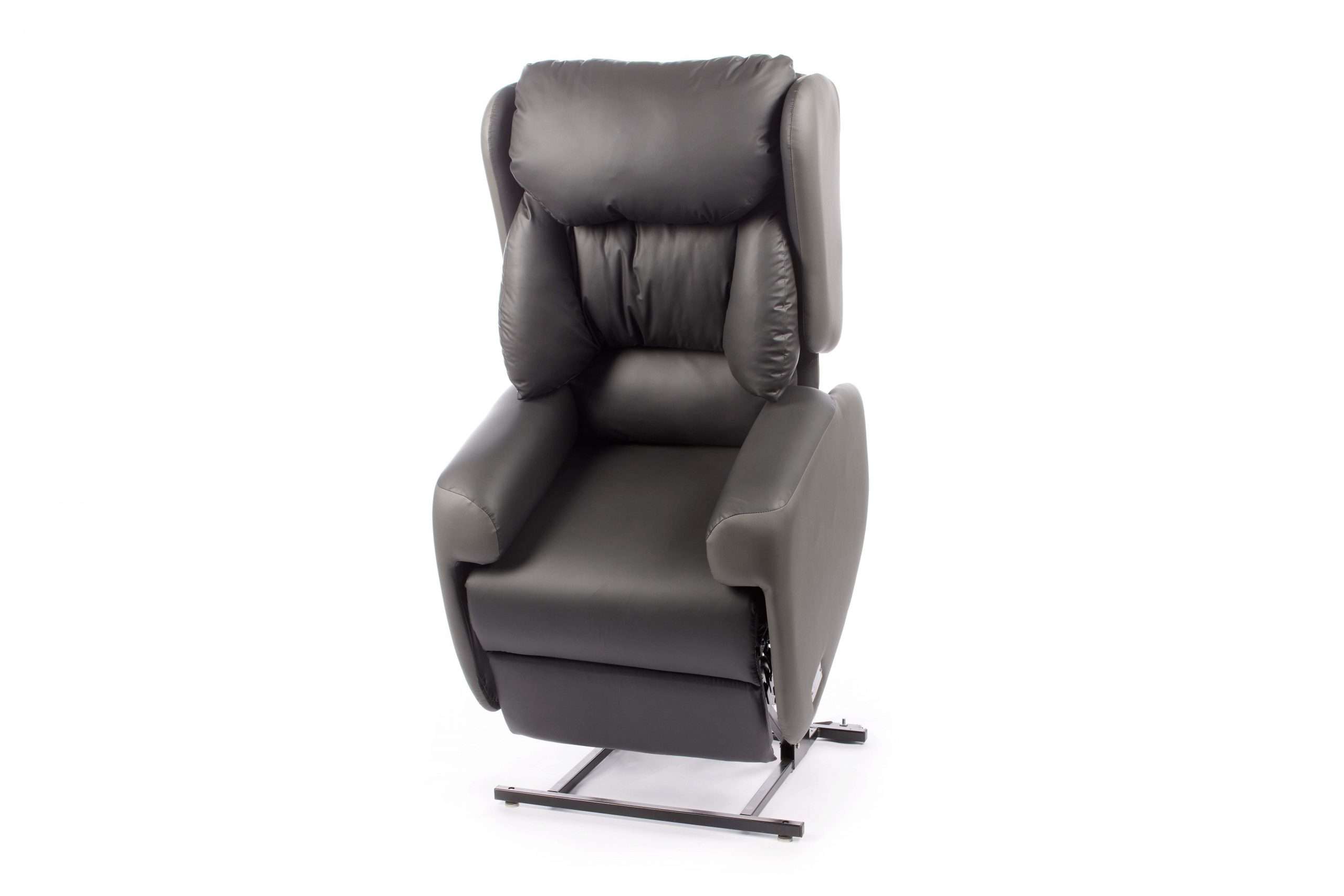 The Lento rise and recline chair in a rising position.
