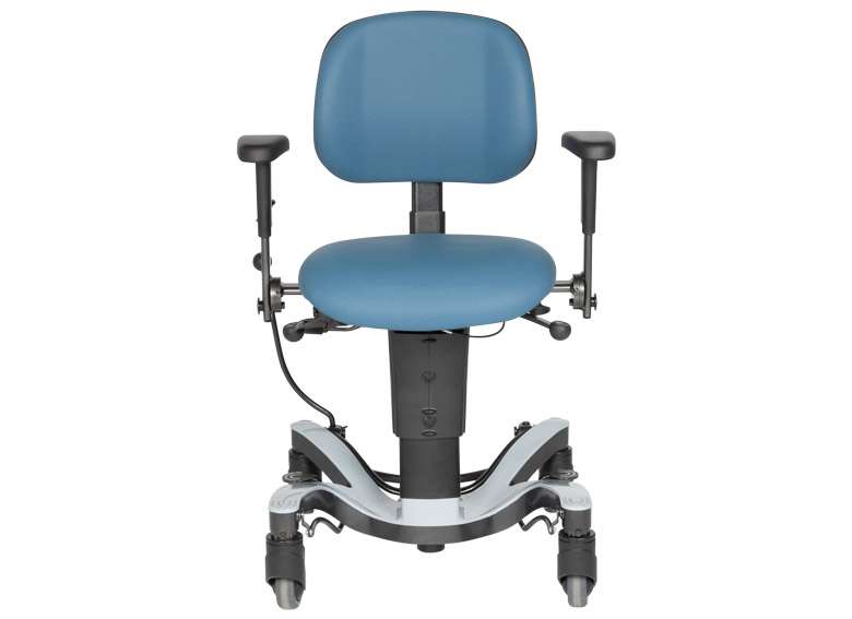 Product shot of the Vela rehabilitation exercise activity chair taken from the front.