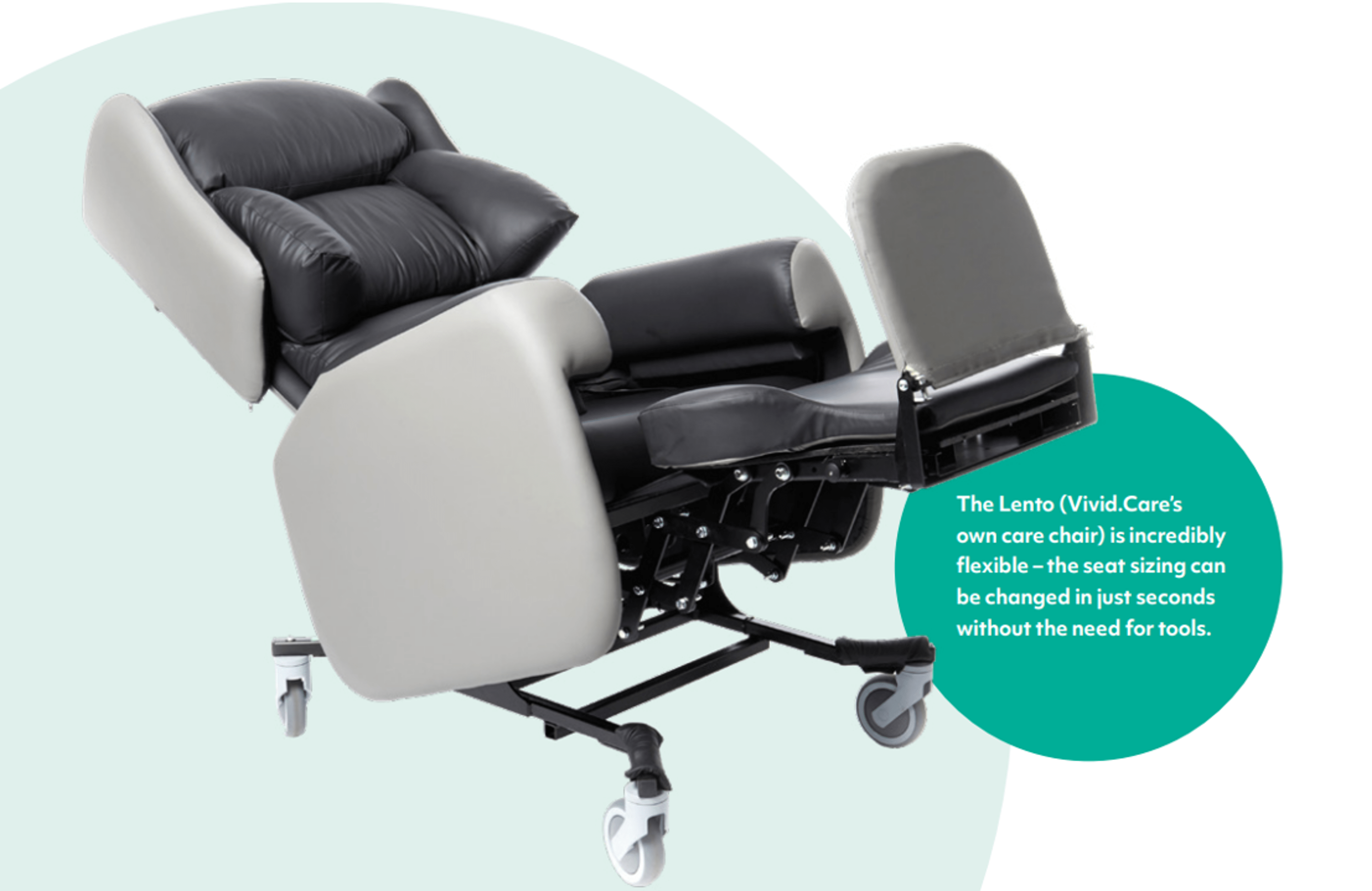 Right Care Extended Footrest Chair The Ritz Collection Orthopaedic