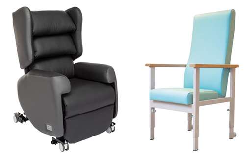 Hospital Ward Bedside Chair vs Riser Recliner Chair