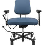 The Bariatric+ Hospital Patient Chair has an extra wide seating area that measures 72 cm (29.3 in)