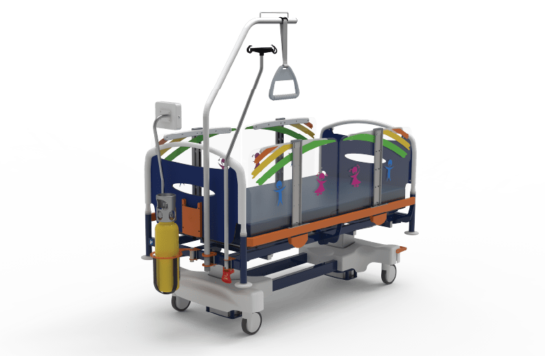 CubCare Adjustable Dynamic Lengthening Paediatric Bed