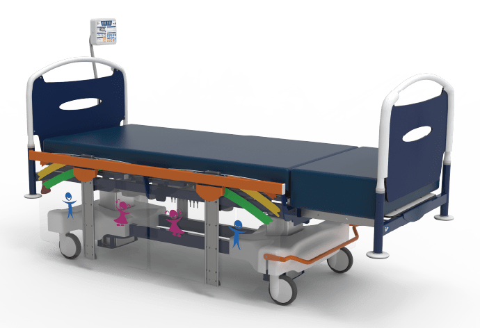 CubCare Adjustable Dynamic Lengthening Paediatric Bed