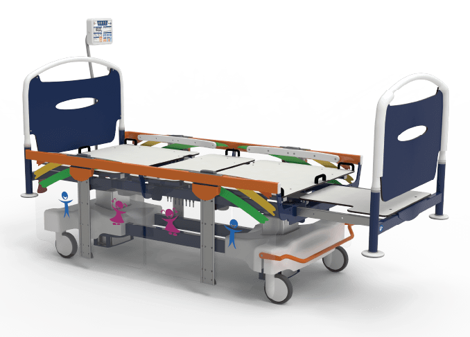 CubCare Adjustable Dynamic Lengthening Paediatric Bed