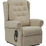 Firm backrest on Wharfedale armchair