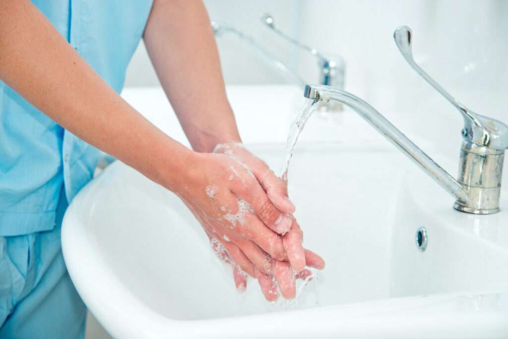 Infection Control Washing Hands