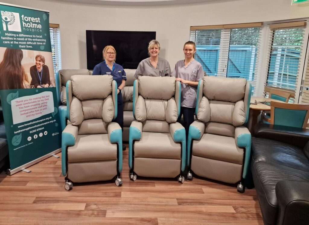 Forest Holme hospice chairs