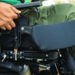 Permobil Swing-away knee supports