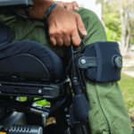 Permobil Swing-away knee supports