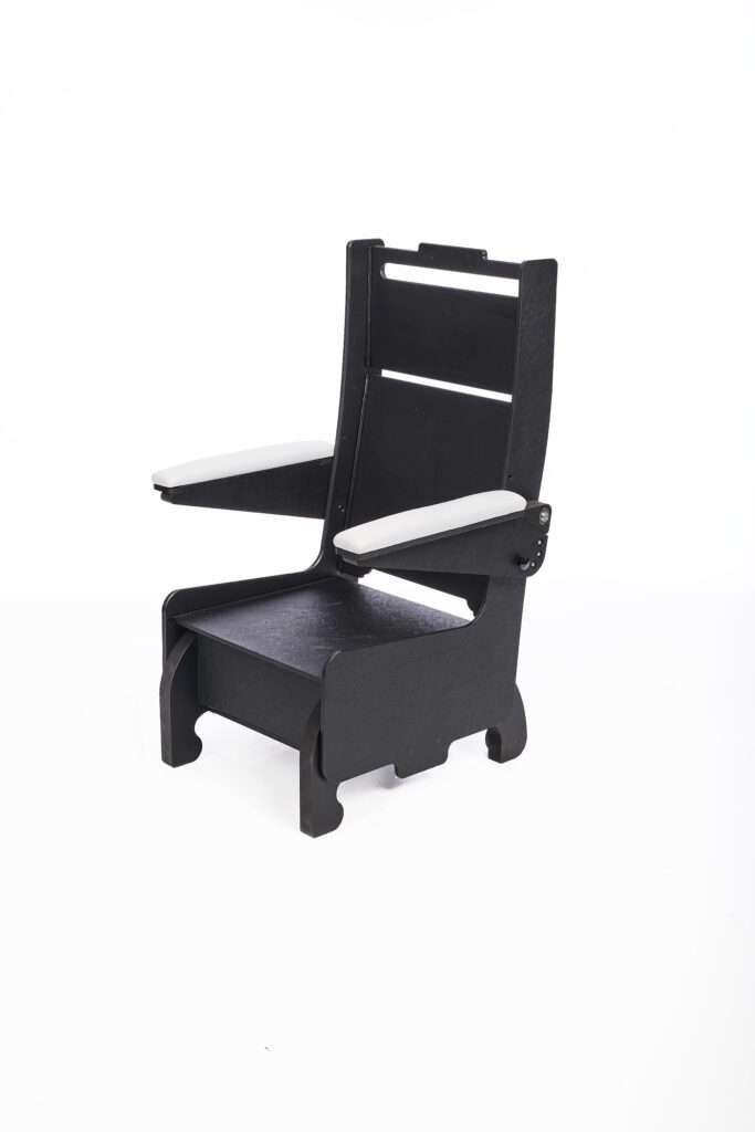 HiBack chair cushions removed