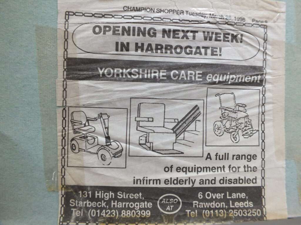Harrogate showroom opens 1996