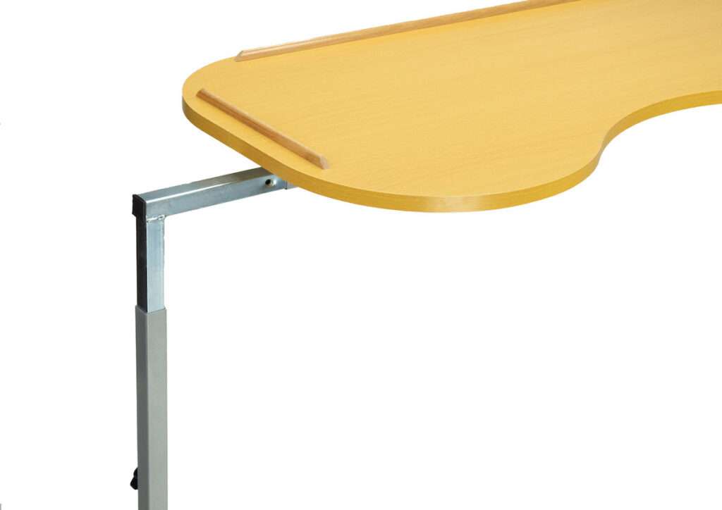 Overchair table close-up
