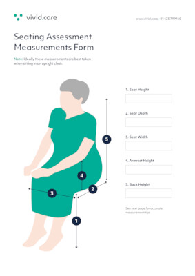 Specialist Seating Sizing Form preview